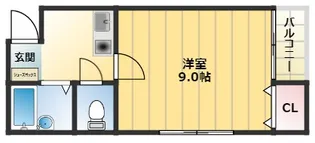 大阪府大阪市西成区千本南1丁目【マンション】の間取り