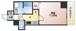 大阪府大阪市西成区松2丁目【マンション】の間取り