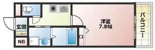 大阪府大阪市西成区千本中1丁目【マンション】の間取り