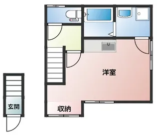 大阪府大阪市西成区天下茶屋東2丁目【アパート】の間取り