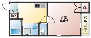 大阪府大阪市西成区鶴見橋2丁目【アパート】の間取り