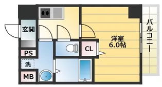 大阪府大阪市西成区北開1丁目【マンション】の間取り