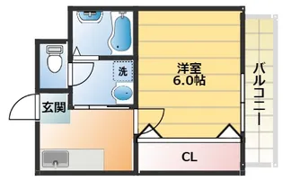 大阪府大阪市西成区玉出西1丁目【マンション】の間取り
