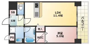 大阪府大阪市西成区梅南3丁目【マンション】の間取り