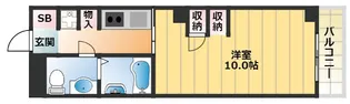 大阪府大阪市西成区天下茶屋3丁目【マンション】の間取り