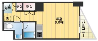 大阪府大阪市西成区玉出中2丁目【マンション】の間取り