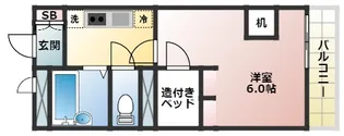 大阪府大阪市西成区天下茶屋東2丁目【マンション】の間取り
