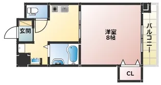 大阪府大阪市西成区潮路2丁目【マンション】の間取り