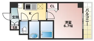 大阪府大阪市西成区梅南2丁目【マンション】の間取り