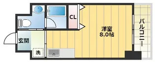 大阪府大阪市西成区玉出中2丁目【マンション】の間取り