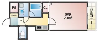 大阪府大阪市西成区北開1丁目【マンション】の間取り