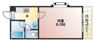 大阪府大阪市西成区長橋1丁目【マンション】の間取り