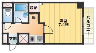 大阪府大阪市住之江区北島1丁目【マンション】の間取り
