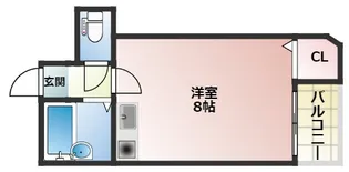 大阪府大阪市西成区花園北2丁目【マンション】の間取り