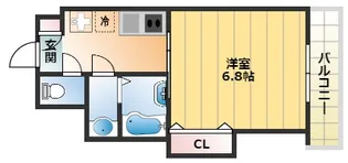 大阪府大阪市住之江区中加賀屋3丁目【マンション】の間取り