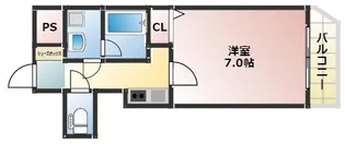 大阪府大阪市西成区北開1丁目【マンション】の間取り