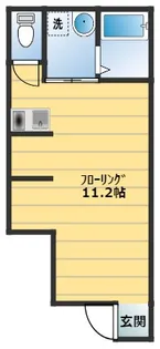 Private room Bianco【1階】の間取り