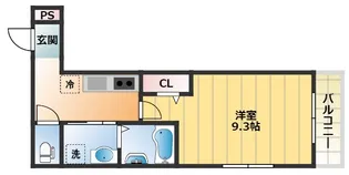 大阪府大阪市西成区聖天下2丁目【アパート】の間取り
