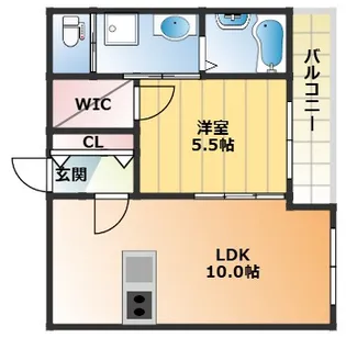大阪府大阪市西成区長橋3丁目【アパート】の間取り