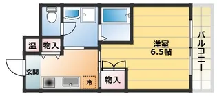 大阪府大阪市西成区旭1丁目【マンション】の間取り