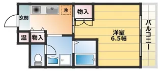 大阪府大阪市西成区旭1丁目【マンション】の間取り