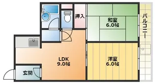 大阪府大阪市西成区玉出東2丁目【マンション】の間取り