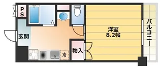 大阪府大阪市住之江区粉浜3丁目【マンション】の間取り