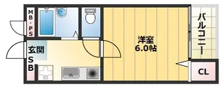 大阪府大阪市住吉区山之内4丁目【マンション】の間取り
