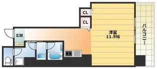 大阪府大阪市西成区太子1丁目【マンション】の間取り