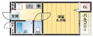 大阪府大阪市住吉区山之内4丁目【マンション】の間取り