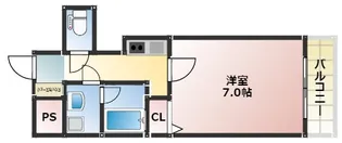 大阪府大阪市西成区北開1丁目【マンション】の間取り