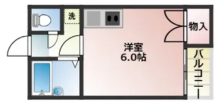 大阪府大阪市西成区花園北1丁目【マンション】の間取り