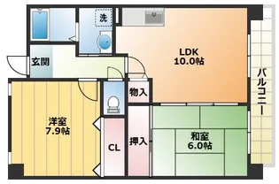 大阪府大阪市西成区千本南1丁目【マンション】の間取り