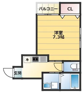 大阪府大阪市西成区天下茶屋2丁目【アパート】の間取り