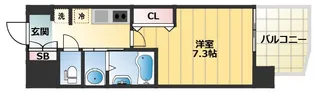 大阪府大阪市住吉区山之内1丁目【マンション】の間取り
