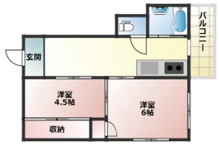 大阪府大阪市西成区千本北2丁目【マンション】の間取り