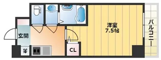 大阪府大阪市西成区玉出中1丁目【マンション】の間取り