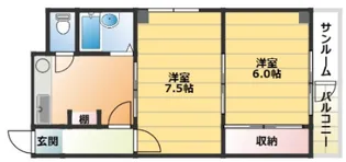 Olive御崎【3階】の間取り