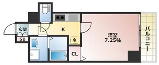 大阪府大阪市西成区松2丁目【マンション】の間取り