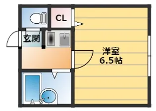 大阪府大阪市西成区天下茶屋2丁目【マンション】の間取り
