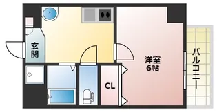 大阪府大阪市西成区岸里東1丁目【マンション】の間取り