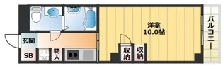 大阪府大阪市西成区天下茶屋3丁目【マンション】の間取り