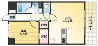 大阪府大阪市西成区玉出西1丁目【マンション】の間取り