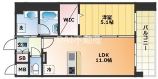 ラ・リヴィエール【3階】の間取り