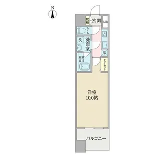 ヴィルクレア桜山【2階】の間取り