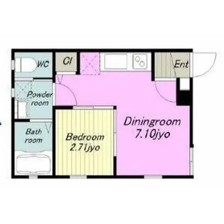 愛知県名古屋市南区寺崎町【アパート】の間取り