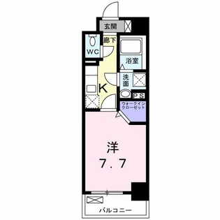 セイント野並【9階】の間取り