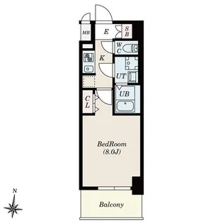 愛知県名古屋市瑞穂区堀田通8丁目【マンション】の間取り