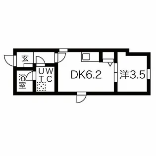 M-COURTII(エムコートツー)【3階】の間取り