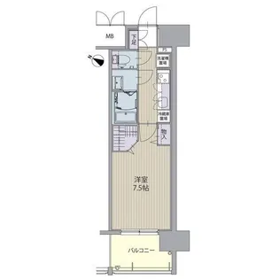 愛知県名古屋市南区寺部通2丁目【マンション】の間取り